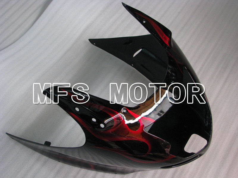 Carénage ABS injecté Honda CBR1100XX 1996-2007 - Flamme - Noir Rouge - MFS3249
