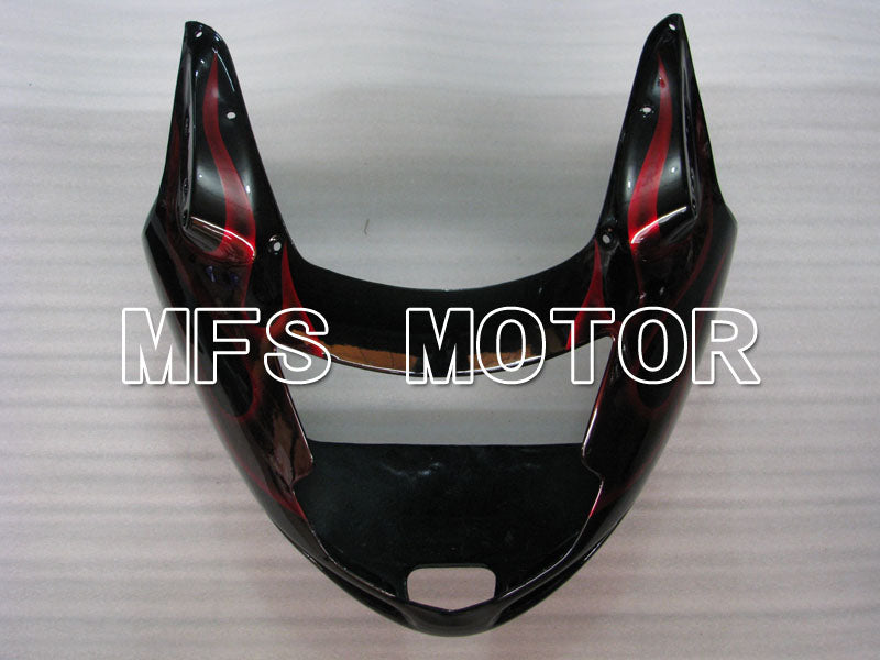 Carénage ABS injecté Honda CBR1100XX 1996-2007 - Flamme - Noir Rouge - MFS3249