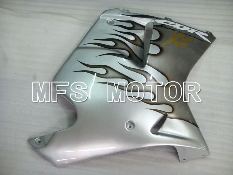 Honda CBR1100XX 1996-2007 Injection ABS verkleidung - Flamme - Silber - MFS3250