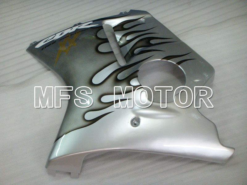 Honda CBR1100XX 1996-2007 Injection ABS verkleidung - Flamme - Silber - MFS3250