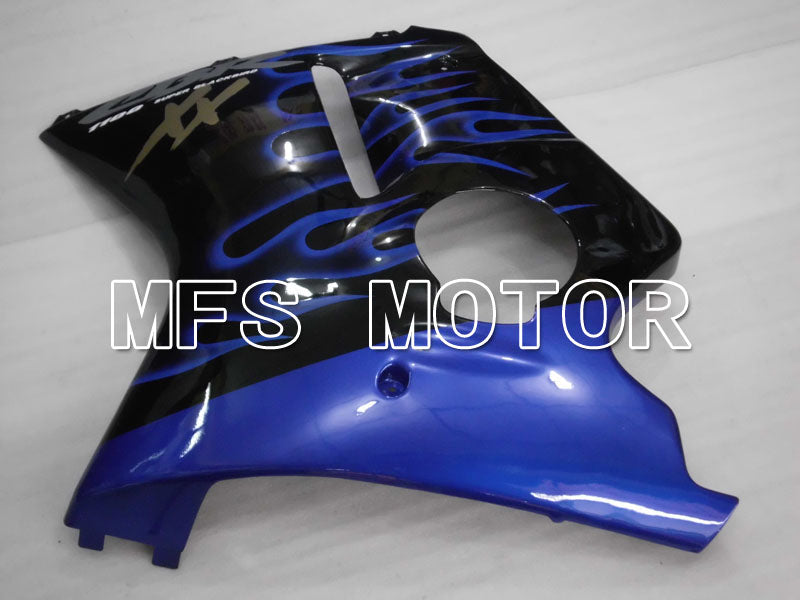 Honda CBR1100XX 1996-2007 Injection ABS Fairing - Flame - Black Blue - MFS3261