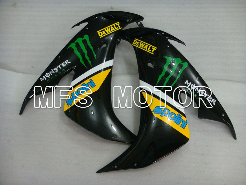 Yamaha YZF-R1 2004-2006 Injection ABS verkleidung - Monster - Schwarz Gelb - MFS3314