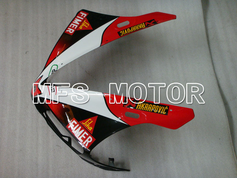 Yamaha YZF-R1 2004-2006 Injection ABS verkleidung - Santander - Rot Weiß - MFS3329