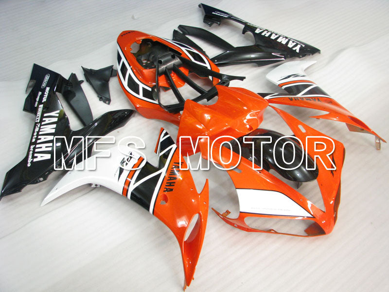 Yamaha YZF-R1 2004-2006 Injection ABS verkleidung - Factory Style - Schwarz Orange - MFS3330