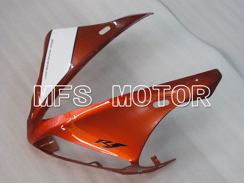 Carénage ABS injecté Yamaha YZF-R1 2004-2006 - Style usine - Noir Orange - MFS3336
