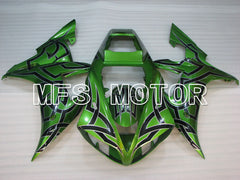 Yamaha YZF-R1 2002-2003 Injection ABS verkleidung - anderen - Schwarz Grün - MFS3337
