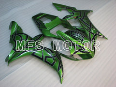 Yamaha YZF-R1 2002-2003 Injection ABS verkleidung - anderen - Schwarz Grün - MFS3337