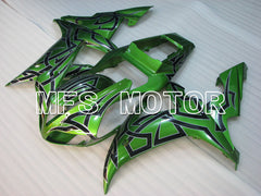 Yamaha YZF-R1 2002-2003 Injection ABS verkleidung - anderen - Schwarz Grün - MFS3337