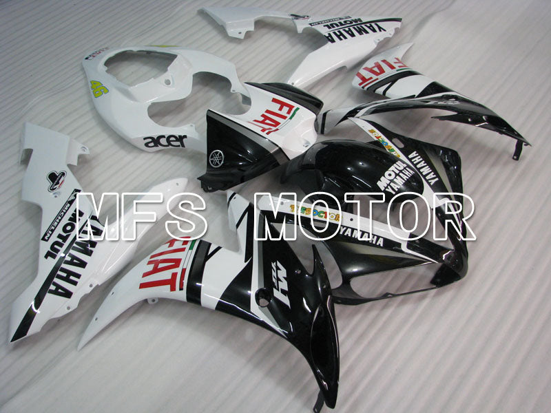 Carénage ABS injecté Yamaha YZF-R1 2004-2006 - FIAT - Noir Blanc - MFS3340