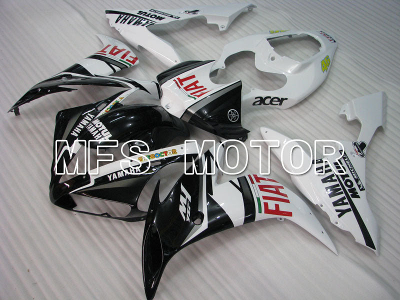 Carénage ABS injecté Yamaha YZF-R1 2004-2006 - FIAT - Noir Blanc - MFS3340