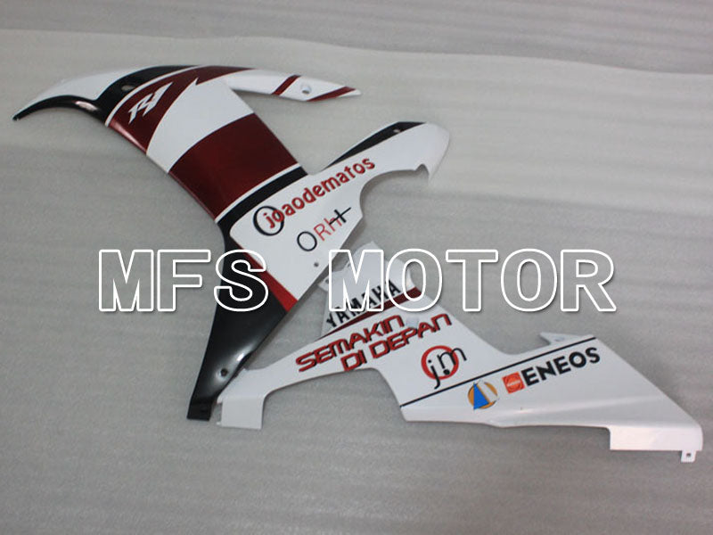 Yamaha YZF-R1 2002-2003 Injection ABS verkleidung - ENEOS - Rotweinfarbe Weiß - MFS3343