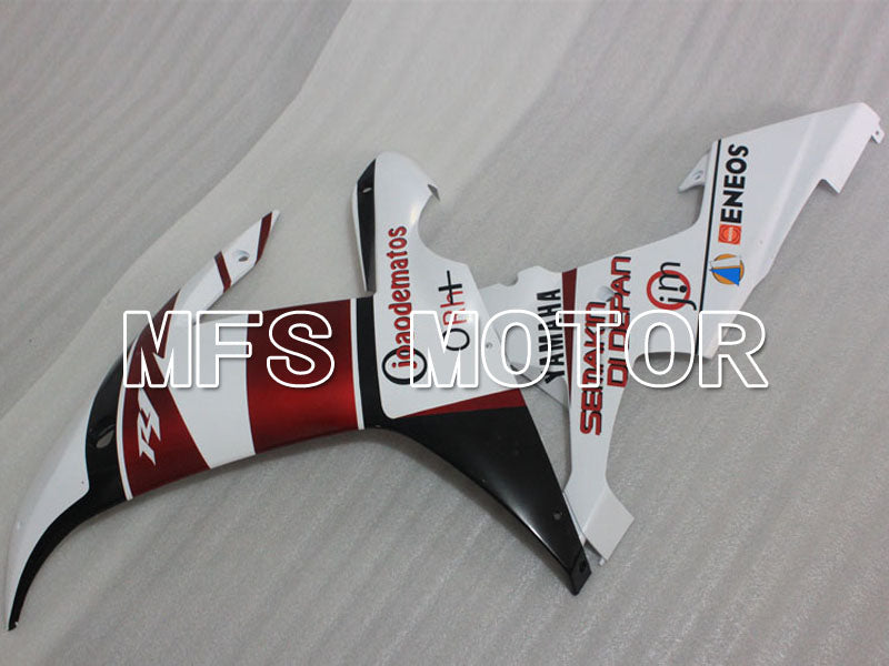 Yamaha YZF-R1 2002-2003 Injection ABS verkleidung - ENEOS - Rotweinfarbe Weiß - MFS3343