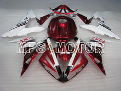 Yamaha YZF-R1 2004-2006 Injection ABS verkleidung - FIAT - Rot Weiß - MFS3347