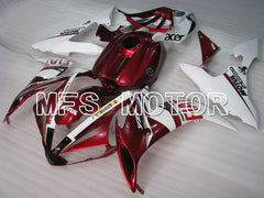 Yamaha YZF-R1 2004-2006 Injection ABS verkleidung - FIAT - Rot Weiß - MFS3347