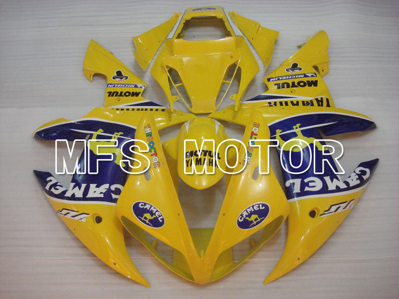 Yamaha YZF-R1 2002-2003 Injection ABS verkleidung - Kamel - Blau Gelb - MFS3349