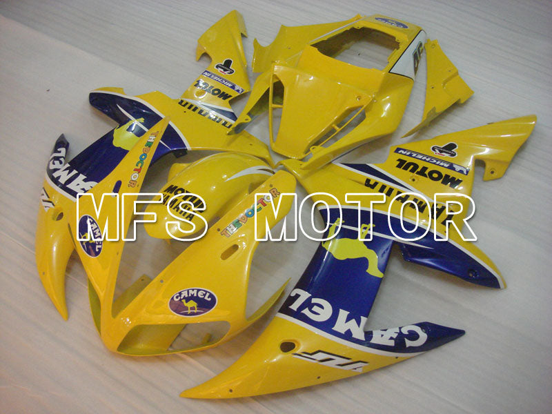 Yamaha YZF-R1 2002-2003 Injection ABS verkleidung - Kamel - Blau Gelb - MFS3349