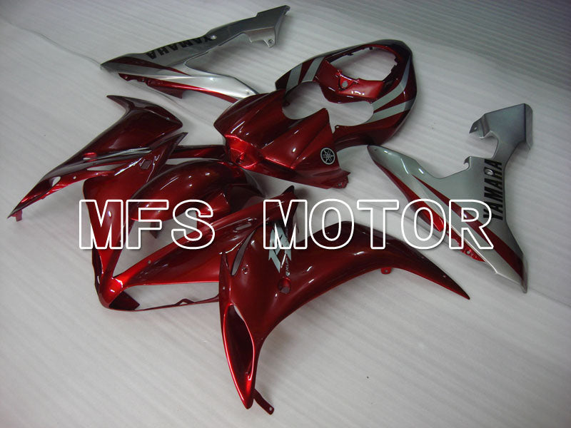Carénage ABS injecté Yamaha YZF-R1 2004-2006 - Style usine - Couleur vin rouge argent - MFS3350