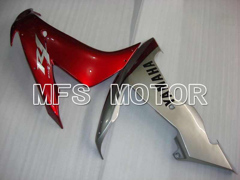 Carénage ABS injecté Yamaha YZF-R1 2004-2006 - Style usine - Couleur vin rouge argent - MFS3350