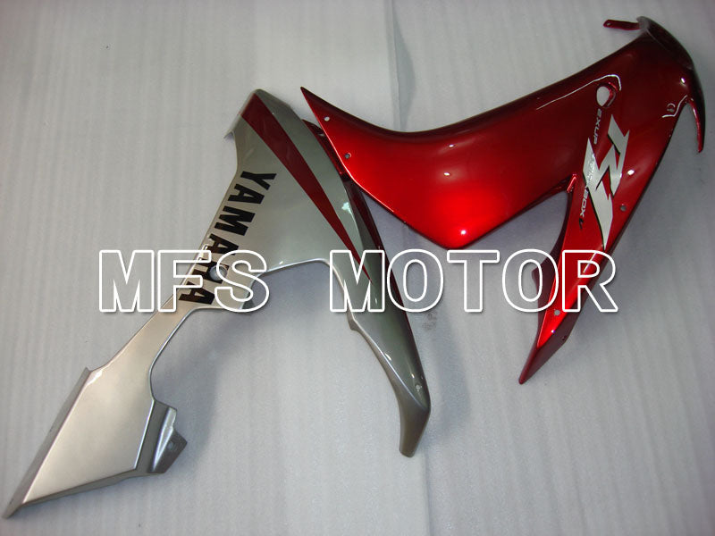 Carénage ABS injecté Yamaha YZF-R1 2004-2006 - Style usine - Couleur vin rouge argent - MFS3350