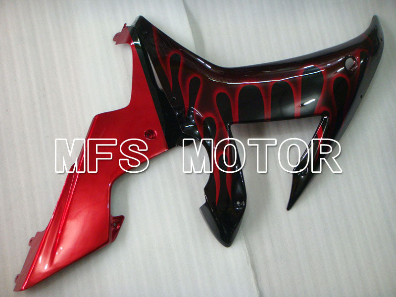 Yamaha YZF-R1 2002-2003 Injection ABS Fairing - Flame - Black Red wine color - MFS3351