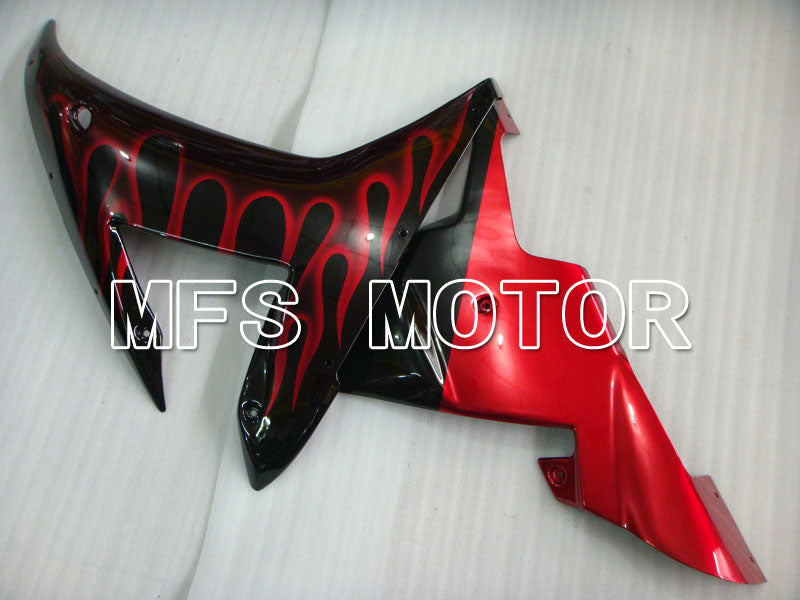 Yamaha YZF-R1 2002-2003 Injection ABS Fairing - Flame - Black Red wine color - MFS3351