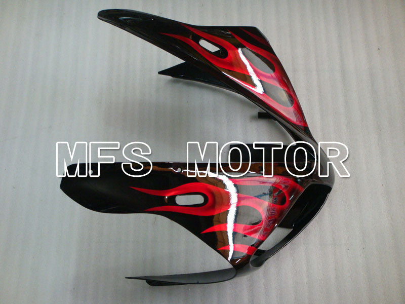 Yamaha YZF-R1 2002-2003 Injection ABS Fairing - Flame - Black Red wine color - MFS3351