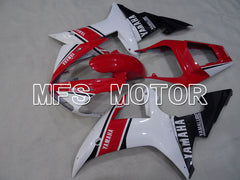 Yamaha YZF-R1 2002-2003 Injection ABS verkleidung - Factory Style - Rot Weiß - MFS3354