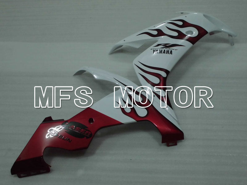 Yamaha YZF-R1 2004-2006 Injection ABS Fairing - Flame - White Red - MFS3373