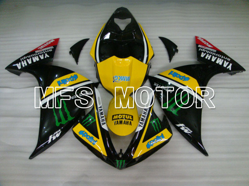 Yamaha YZF-R1 2009-2011 Injection ABS Fairing - Monster - Black Yellow - MFS3388