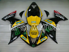 Yamaha YZF-R1 2009-2011 Injection ABS Fairing - Monster - Black Yellow - MFS3388