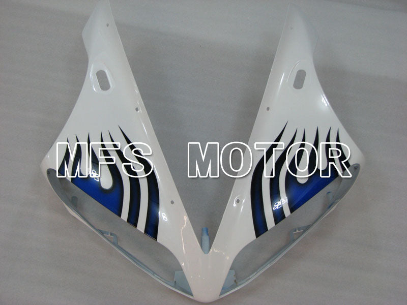 Yamaha YZF-R1 2004-2006 Injection ABS verkleidung - Flamme - Blau Weiß - MFS3410