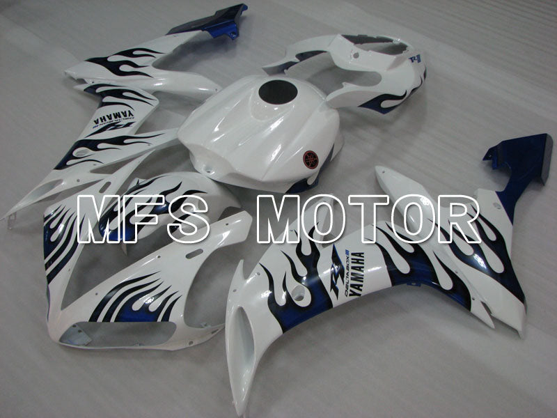 Yamaha YZF-R1 2004-2006 Injection ABS verkleidung - Flamme - Blau Weiß - MFS3410