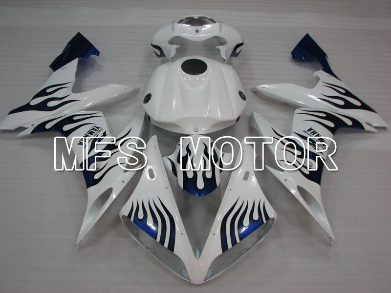 Yamaha YZF-R1 2004-2006 Injection ABS verkleidung - Flamme - Blau Weiß - MFS3410