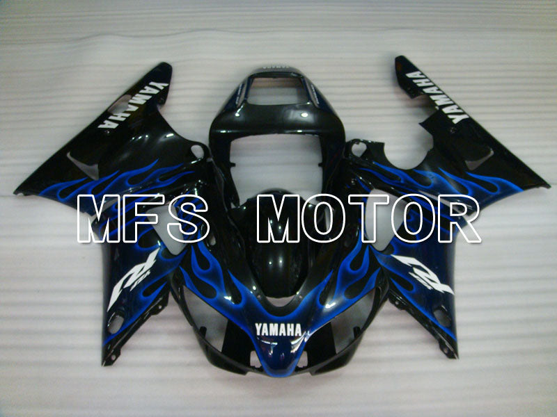 Yamaha YZF-R1 1998-1999 Injection ABS Fairing - Flame - Black Blue - MFS3412
