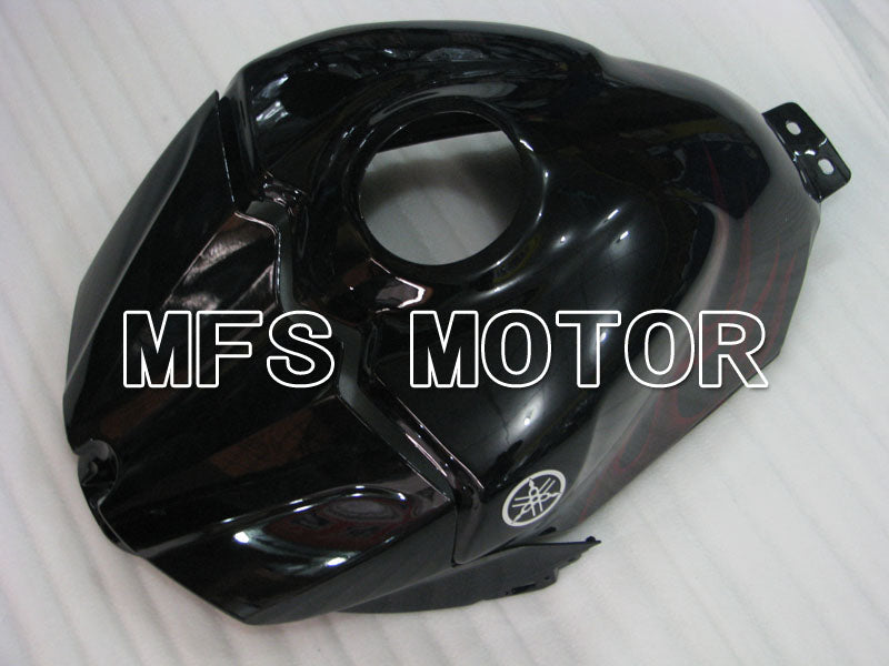 Yamaha YZF-R1 2007-2008 Injection ABS Fairing - Flame - Black Red - MFS3441