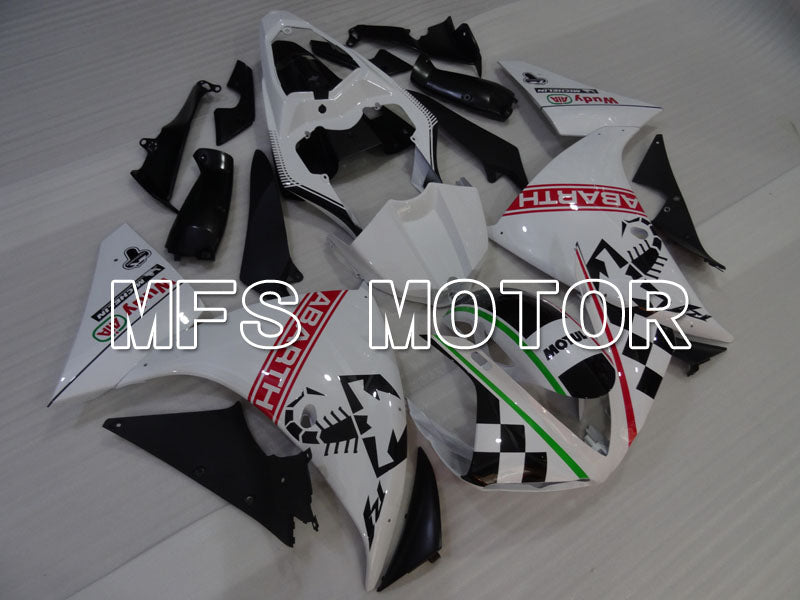 Yamaha YZF-R1 2009-2011 Injection ABS Fairing - ABARTH - Black White - MFS3447
