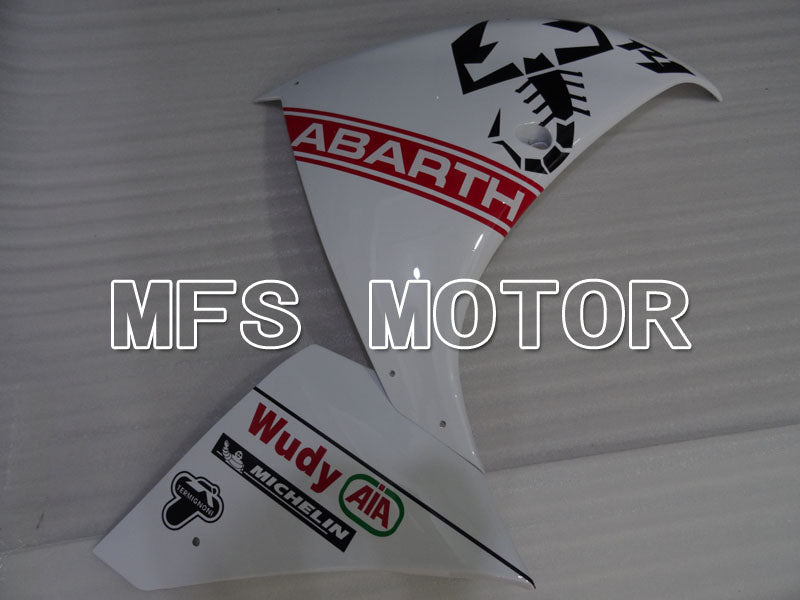 Yamaha YZF-R1 2009-2011 Injection ABS Fairing - ABARTH - Black White - MFS3447