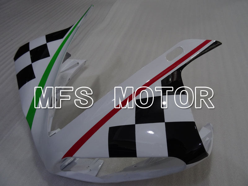 Yamaha YZF-R1 2009-2011 Injection ABS Fairing - ABARTH - Black White - MFS3447