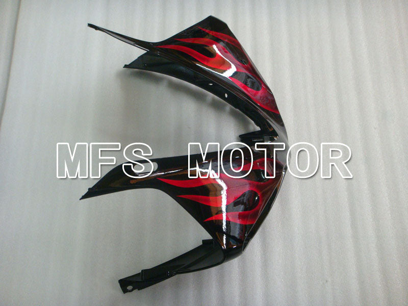 Yamaha YZF-R1 2009-2011 Injection ABS Fairing - Flame - Black Red wine color - MFS3450