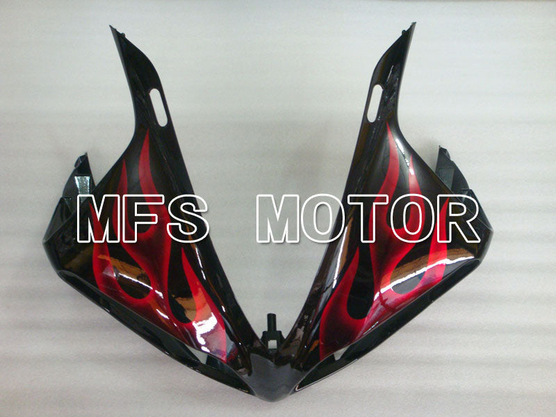 Yamaha YZF-R1 2009-2011 Injection ABS Fairing - Flame - Black Red wine color - MFS3450
