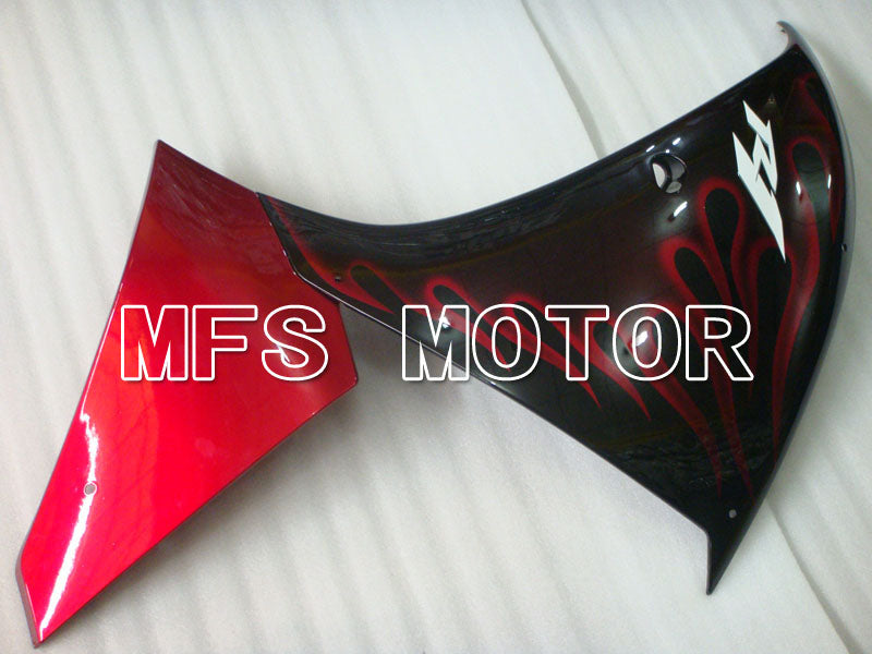 Yamaha YZF-R1 2009-2011 Injection ABS Fairing - Flame - Black Red wine color - MFS3450