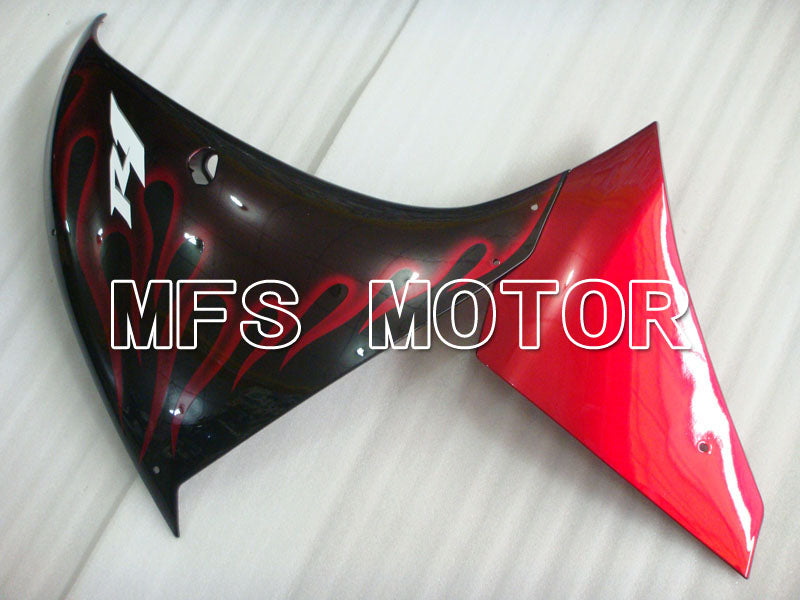 Yamaha YZF-R1 2009-2011 Injection ABS Fairing - Flame - Black Red wine color - MFS3450