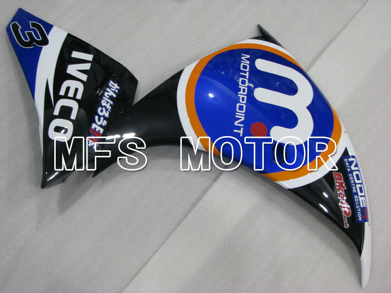 Yamaha YZF-R1 2012-2014 Injection ABS Fairing - MOTORPOINT - Black Blue - MFS3460