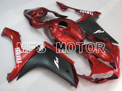 Yamaha YZF-R1 2007-2008 Injection ABS Verkleidung - Factory Style - Rotweinfarbe - MFS3475
