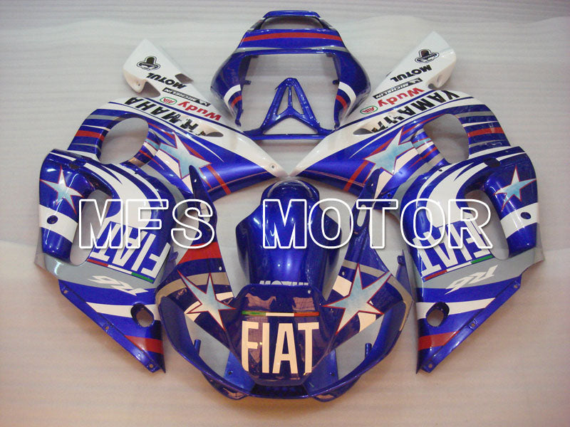 Yamaha YZF-R6 1998-2002 Injection ABS verkleidung - FIAT - Blau Weiß - MFS3485