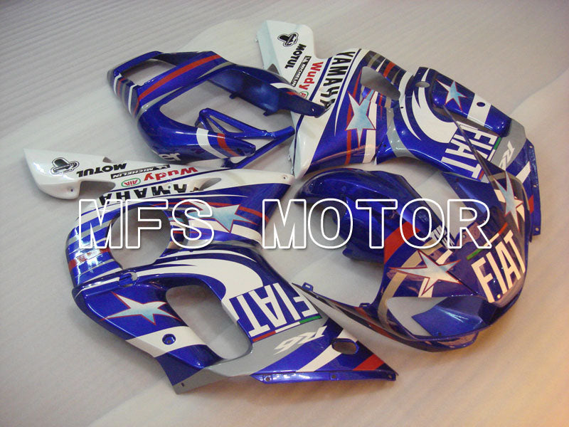Yamaha YZF-R6 1998-2002 Injection ABS verkleidung - FIAT - Blau Weiß - MFS3485