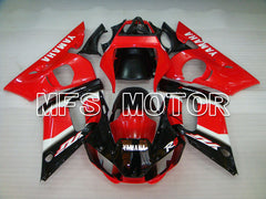 Yamaha YZF-R6 1998-2002 Injection ABS verkleidung - Factory Style - Schwarz Rot - MFS3505