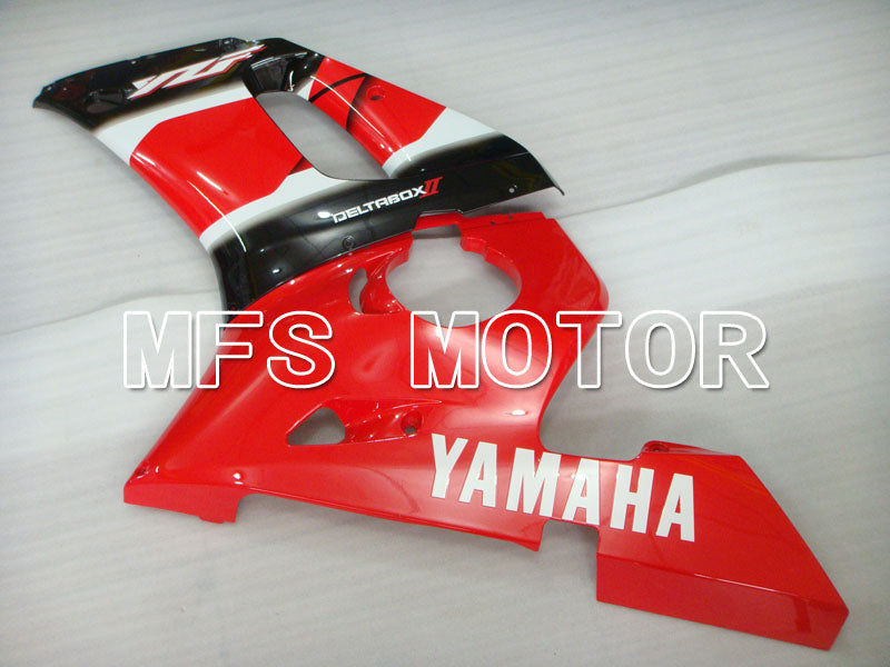 Yamaha YZF-R6 1998-2002 Injection ABS verkleidung - Factory Style - Schwarz Rot - MFS3505