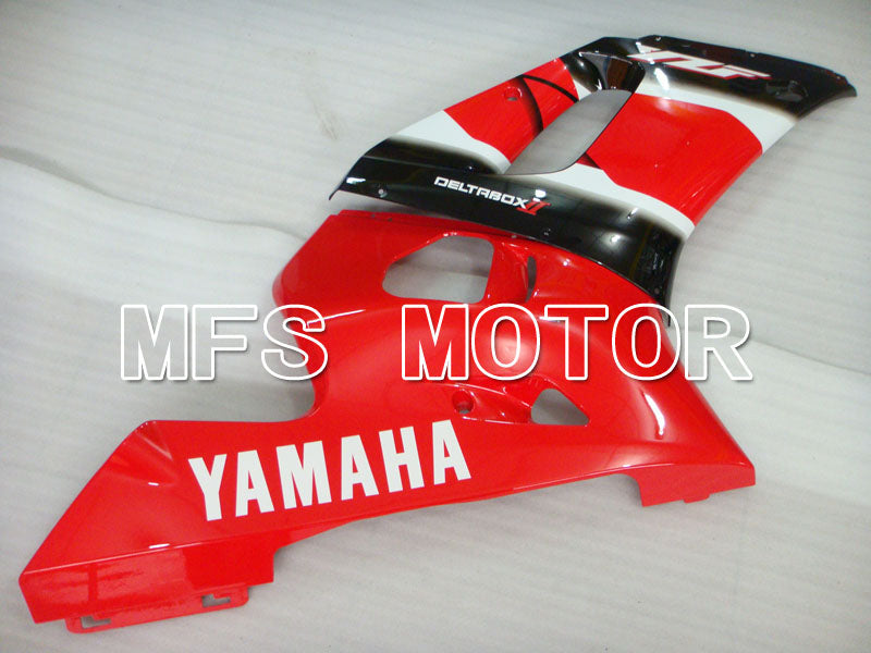 Yamaha YZF-R6 1998-2002 Injection ABS verkleidung - Factory Style - Schwarz Rot - MFS3505
