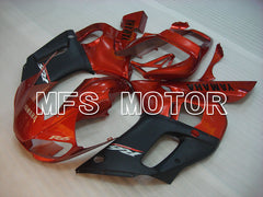 Yamaha YZF-R6 1998-2002 Injection ABS Verkleidung - Factory Style - Schwarz Rotweinfarbe - MFS3507